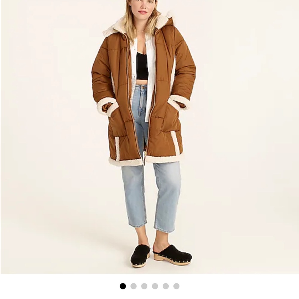 Basically New Jcrew Brown Extremely Warm Jacket! … - image 4